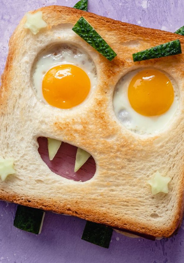 sandwich Halloween receta