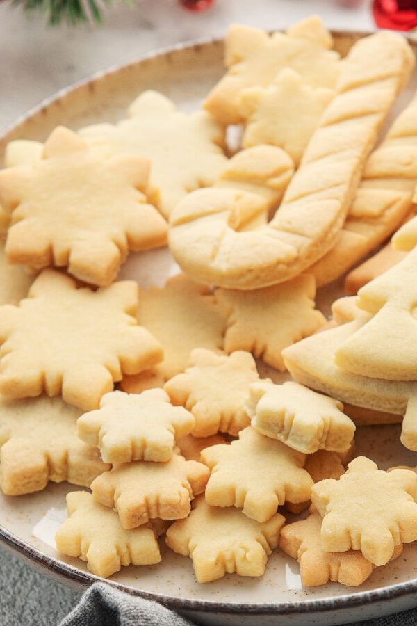 galletas de mantequilla navideñas