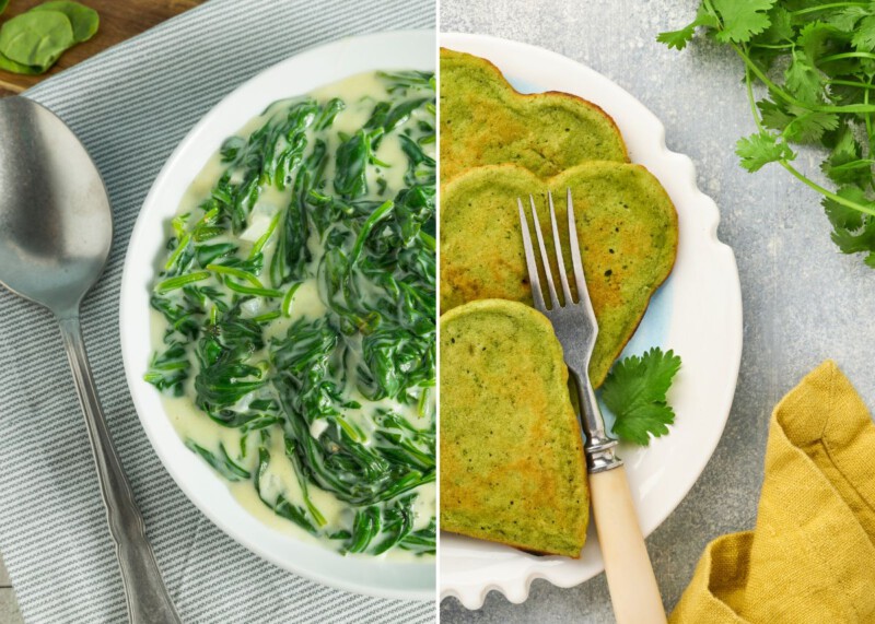 Recetas con Espinacas