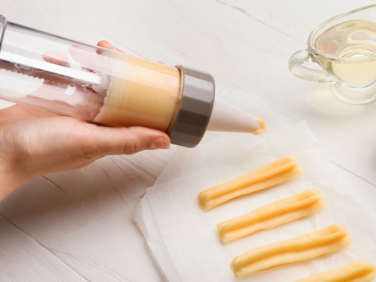 como hacer churros caseros con chocolate