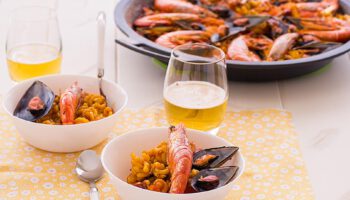 fideuá de marisco receta