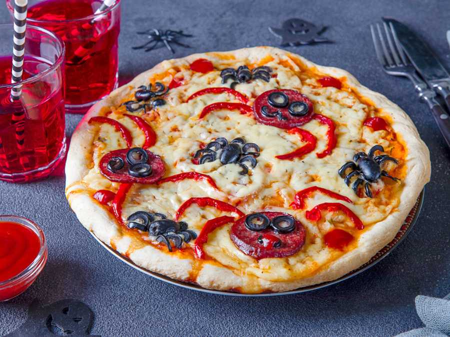 Pizza Halloween De Pepperoni