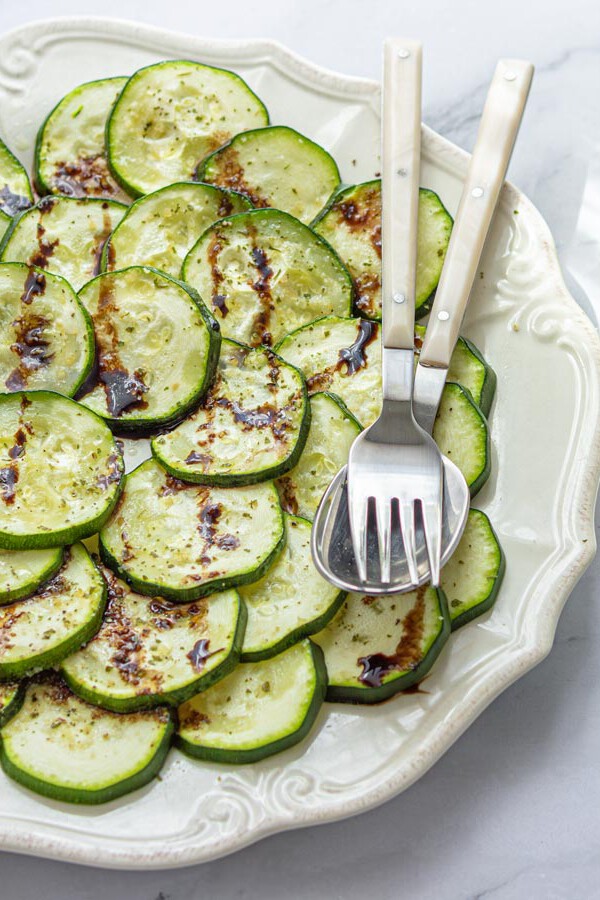 calabacín al microondas