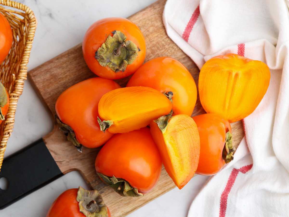 caqui fruta de otoño