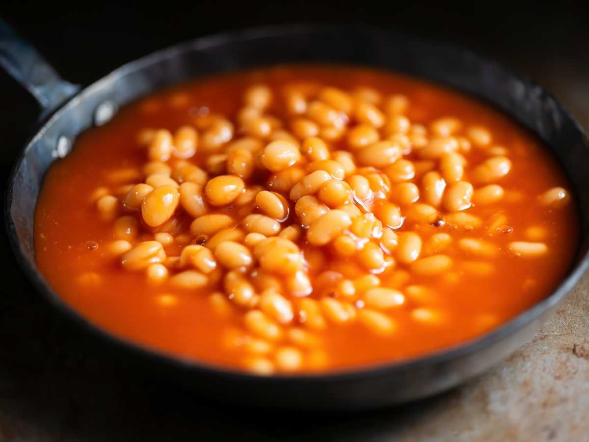 como hacer baked beans inglesas - Baked Beans, las tradicionales alubias con tomate del desayuno inglés