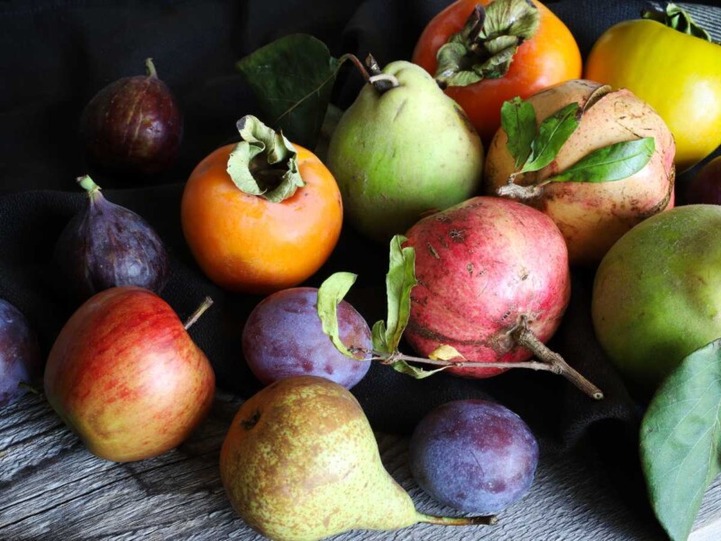frutas de otoño