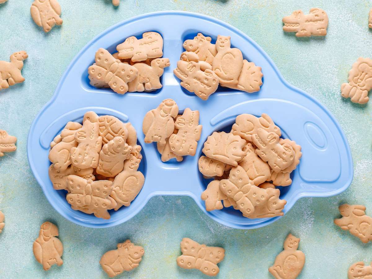 galletas sin gluten con forma de animales para bebés