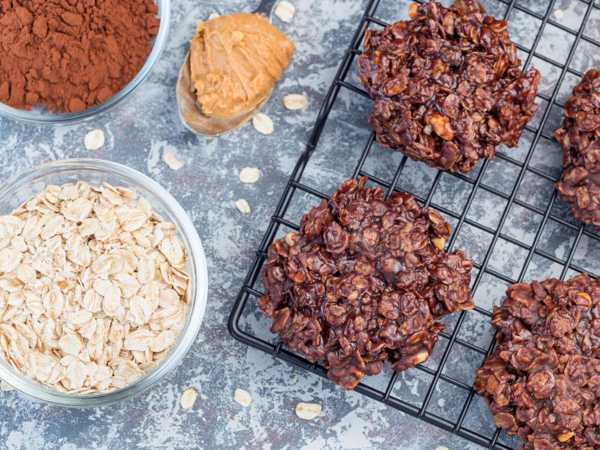 ingredientes galletas de avena y chocolate saludables - Galletas de avena y chocolate (2 recetas saludables y fáciles)
