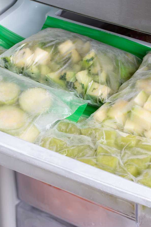 congelar calabacin de forma correcta