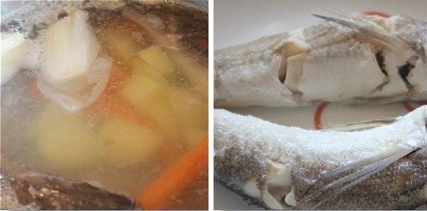 como hacer potito de pescado