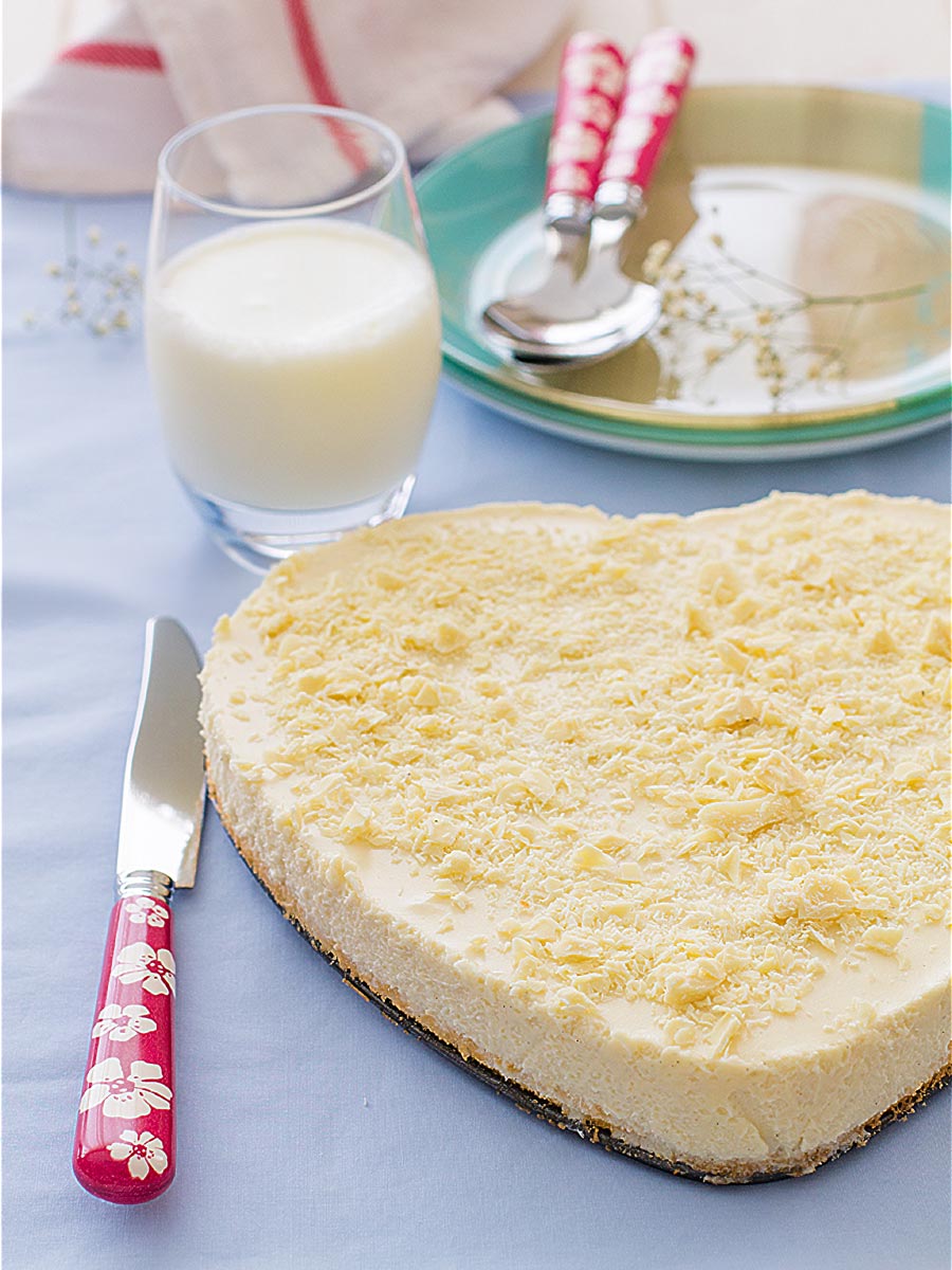 como hacer tarta de chocolate blanco