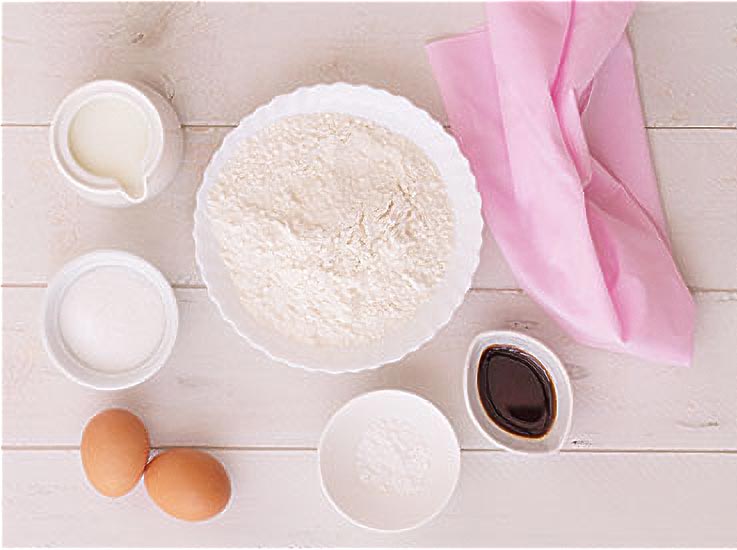 ingredientes tortitas de nata con vainilla