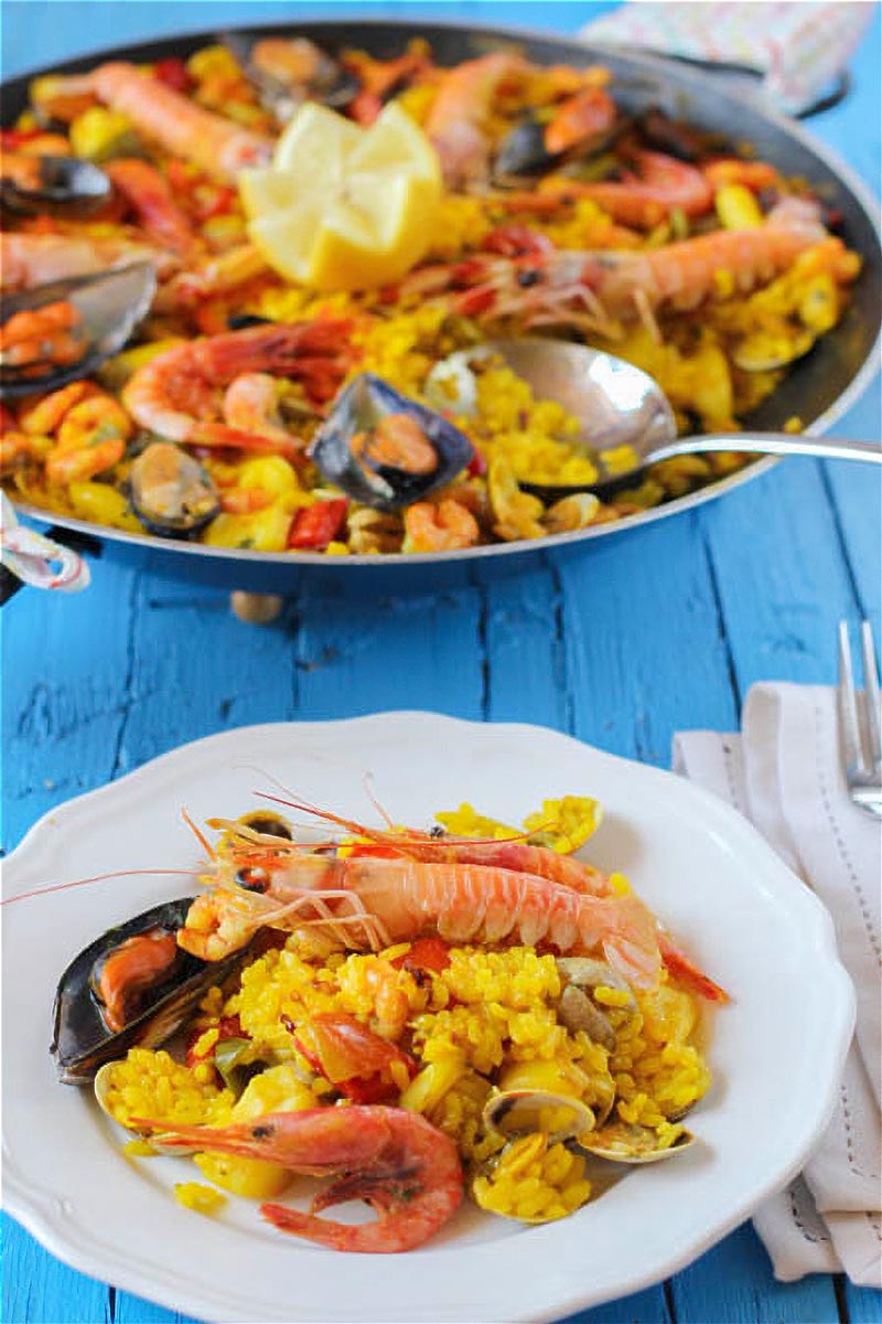 paella de marisco receta