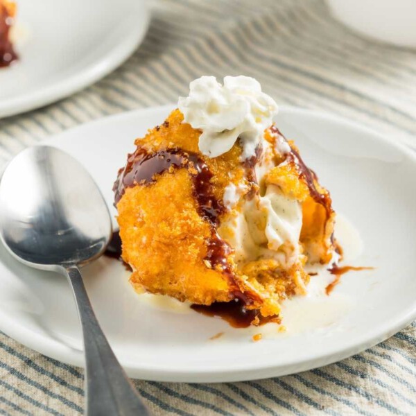 helado frito casero receta