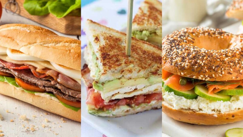 Recetas de Sandwiches y Bocadillos