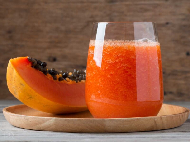 zumo de papaya receta