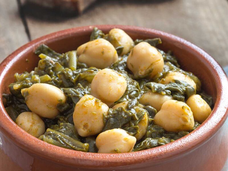 como hacer garbanzos con espinacas Thermomix
