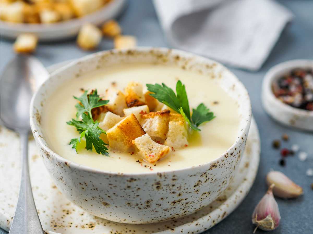 Crema de coliflor en Thermomix