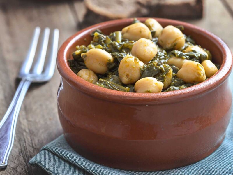 garbanzos con espinacas Thermomix