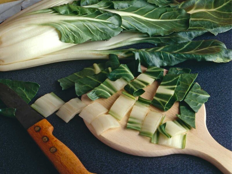 acelgas cortadas