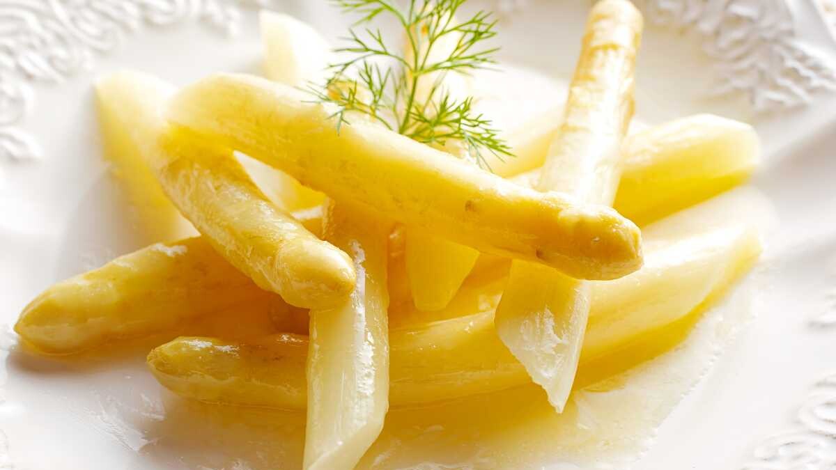 espárragos blancos cocidos