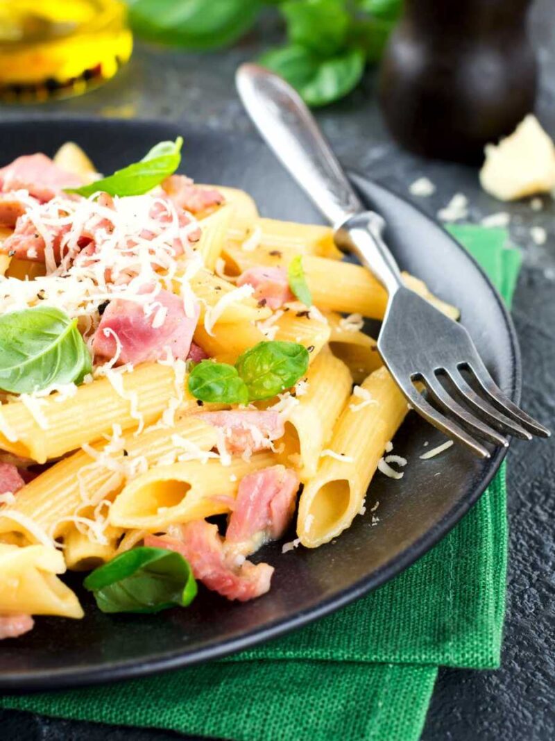 macarrones carbonara thermomix caseros