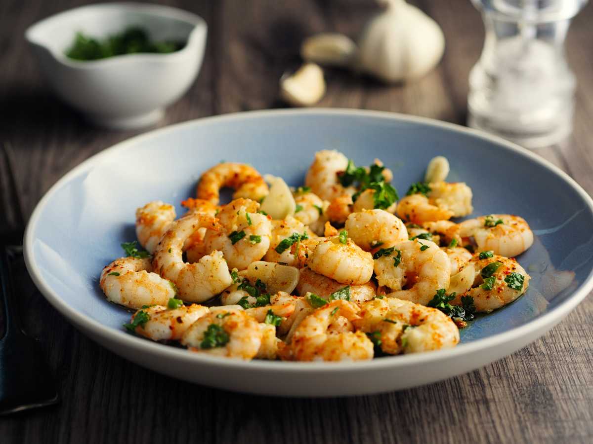 Gambas al ajillo en Thermomix