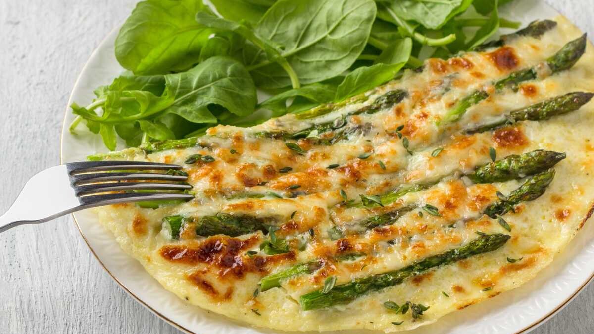 tortilla de espárragos fácil