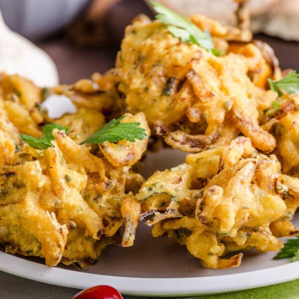 bhajis de cebolla
