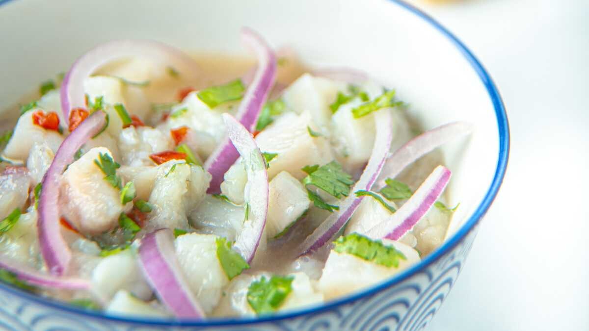 ceviche de corvina receta