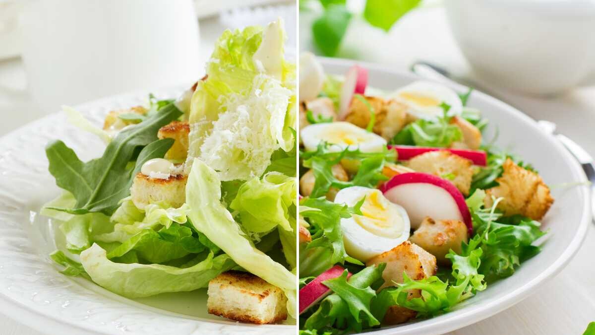 ensaladas verdes ligeras