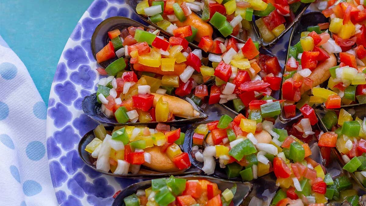 mejillones a la vinagreta receta
