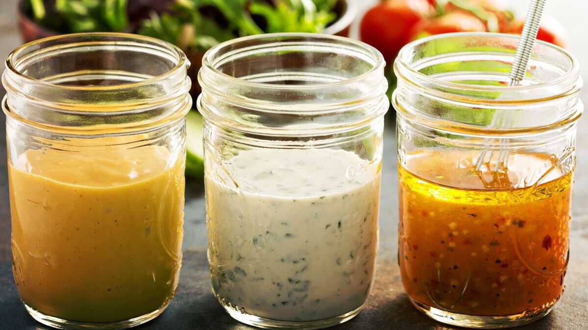 salsas y vinagretas para ensalada recetas