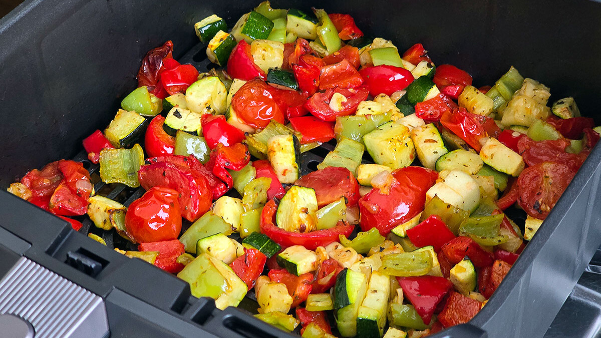 Verduras en airfryer