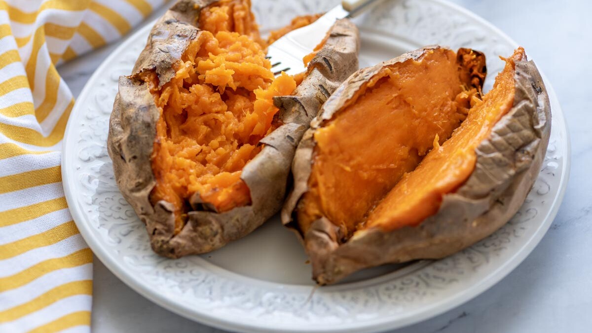 boniatos asados en freidora de aire