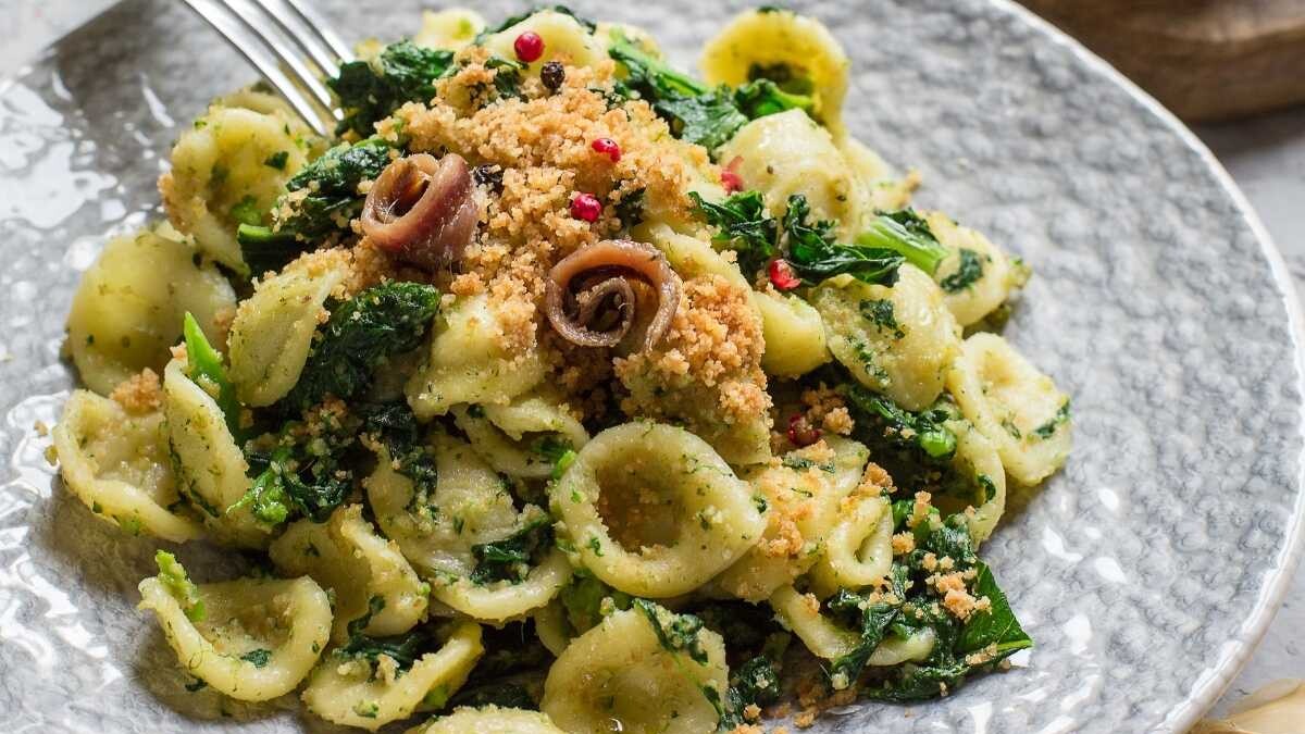 orecchiette con cime di rapa