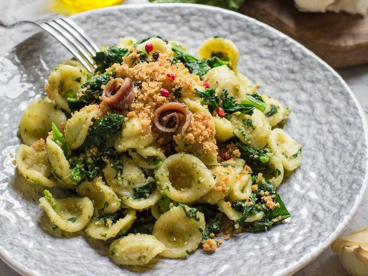 orecchiette con cime di rapa