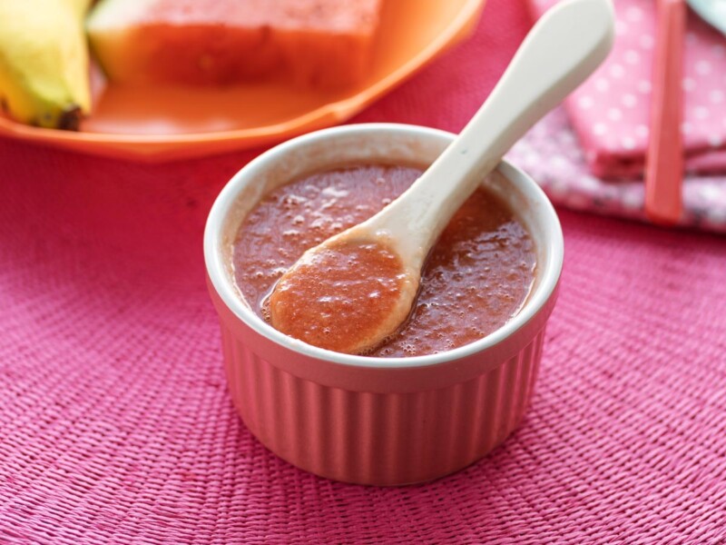 papilla de sandía receta para bebés