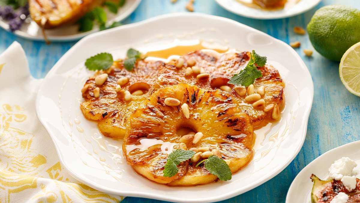 piña a la plancha o a la brasa