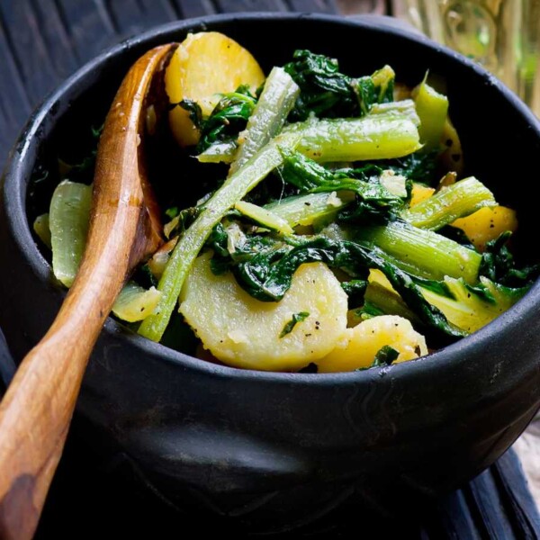 acelgas rehogadas con patatas thermomix