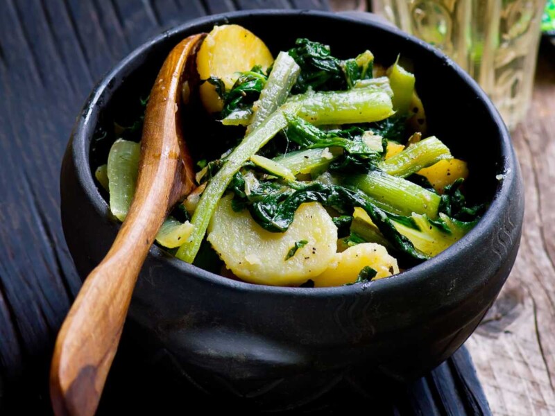 acelgas rehogadas con patatas thermomix