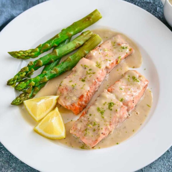 salmón con leche de coco