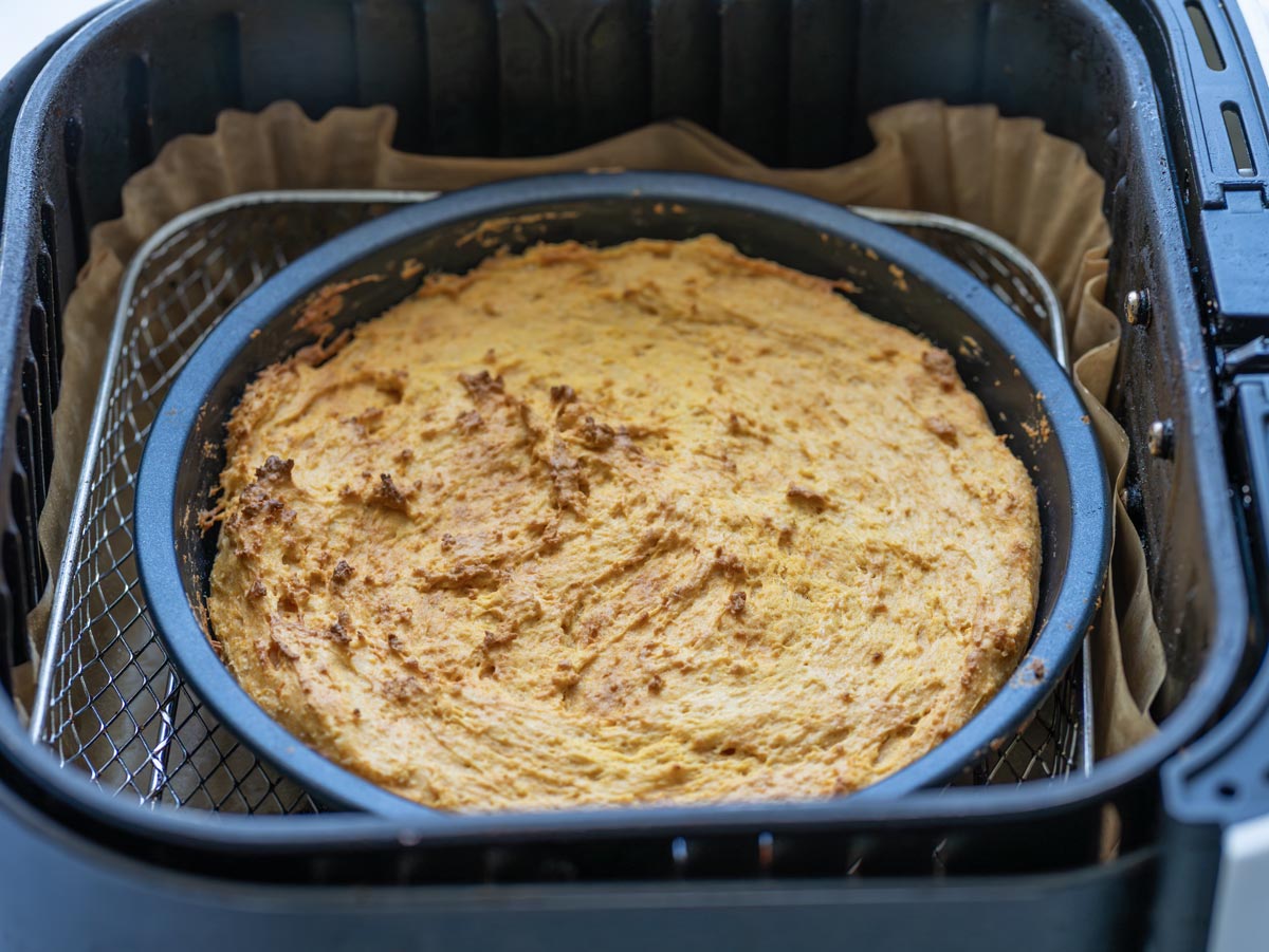 base de pizza de boniato en freidora de aire Pizza de boniato en freidora de aire o al horno, fácil y saludable