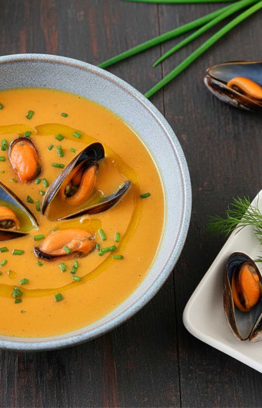 Crema de mejillones casera - Recetas de cocina casera fáciles como hacer crema de mejillones casera - Crema de mejillones casera