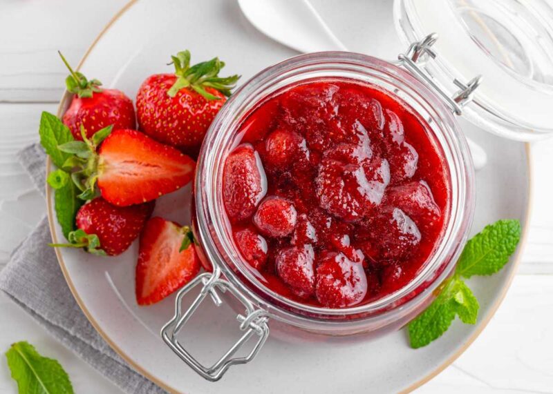 mermelada de fresa sin azucar