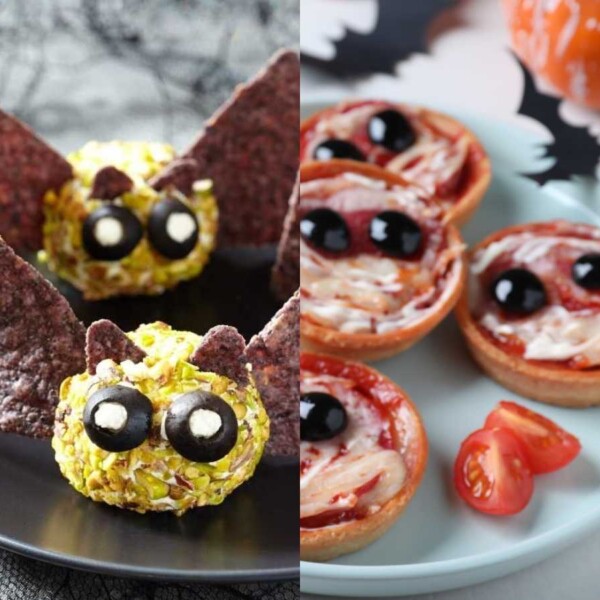Canapés de Halloween fáciles