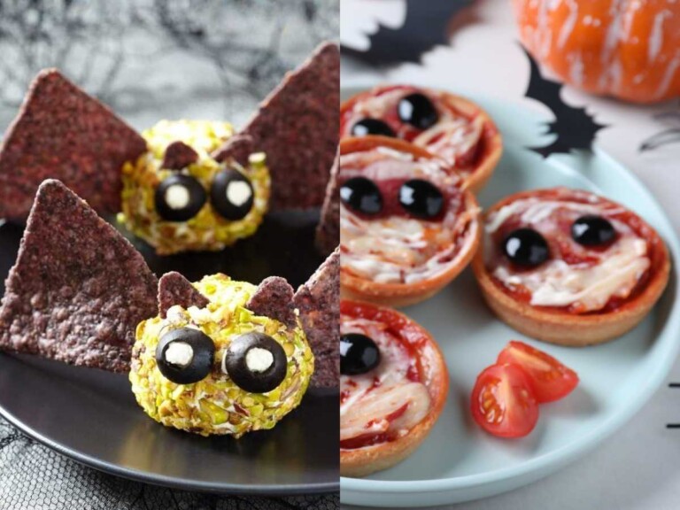 Canapés de Halloween fáciles