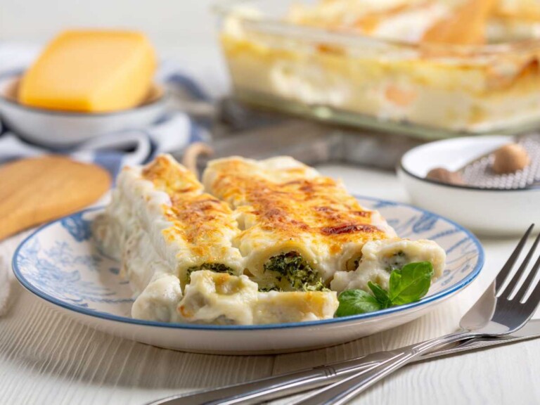 canelones de espinacas receta