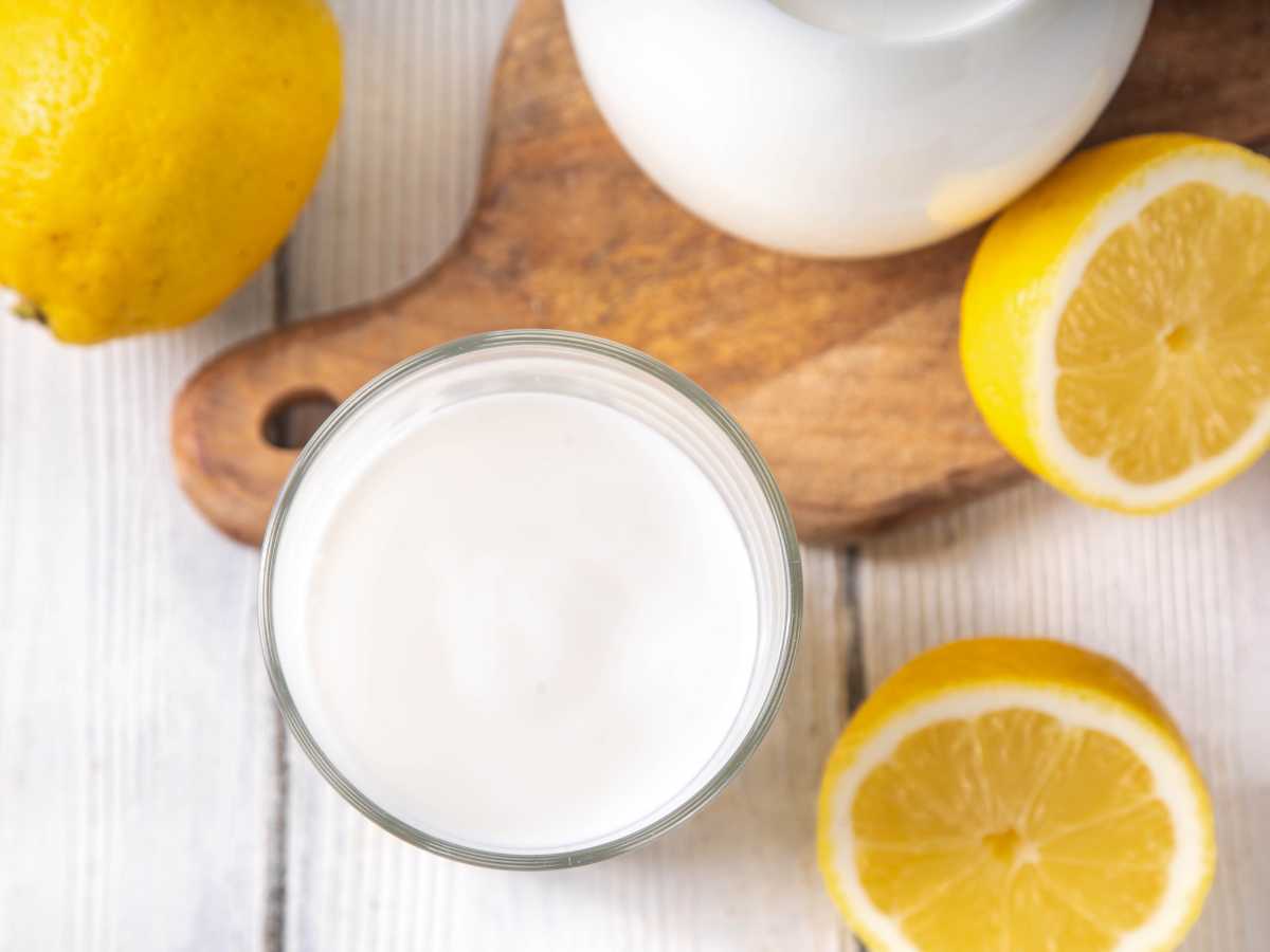 Buttermilk o suero de mantequilla casero