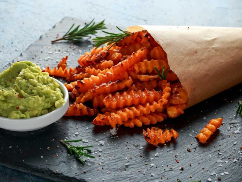 como hacer patatas de calabaza en freidora de aire